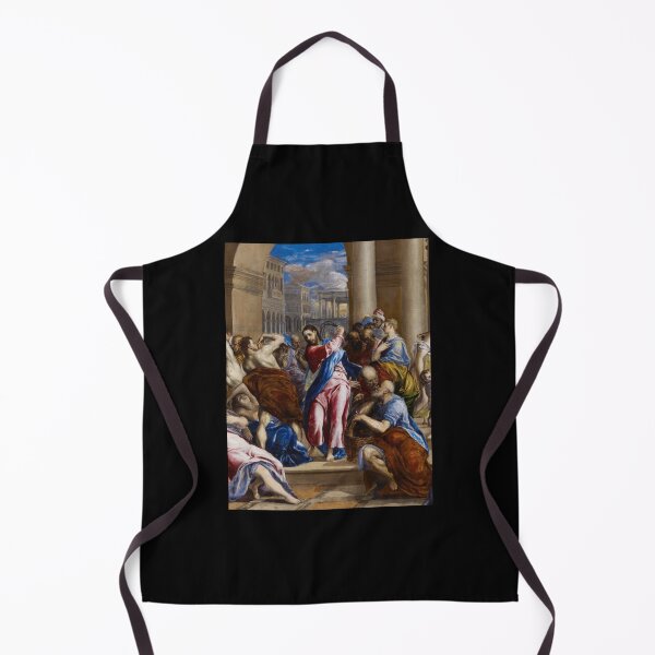 Item preview, Jesus Christ Driving the Money Changers from the Temple Christian art painting by El Greco Cleansing of the Temple 1600AD HD High Quality- Limited Edition | Perfect Gift designed and sold by stacyjanes.