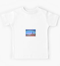 Blackpool Tower and Beach Posterized Kids Tee
