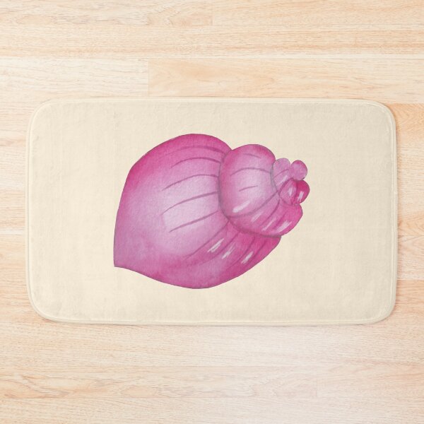Item preview, pink watercolor seashell designed and sold by star-berry.
