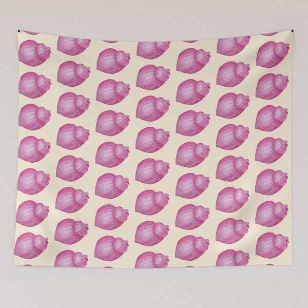 Item preview, pink watercolor seashell designed and sold by star-berry.