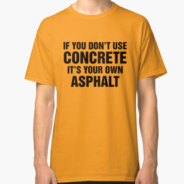 concrete shirt designs