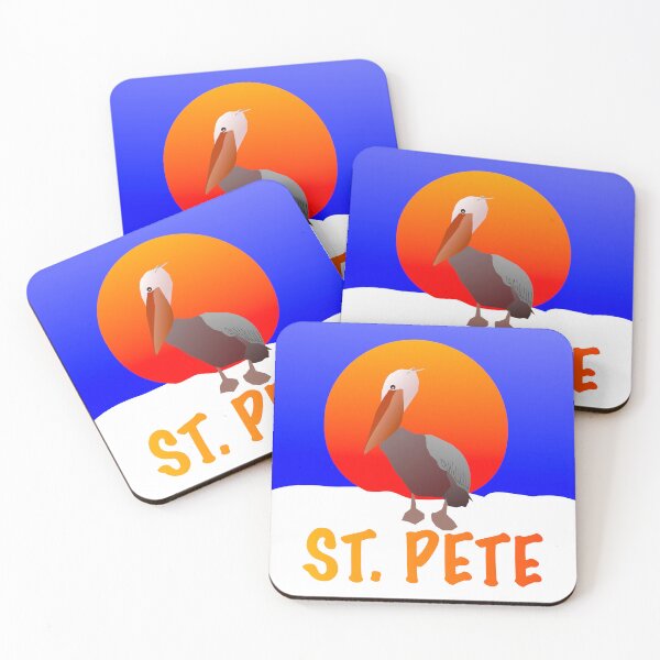 Item preview, Sol de St. Pete con pelícano designed and sold by EdwardMonet.