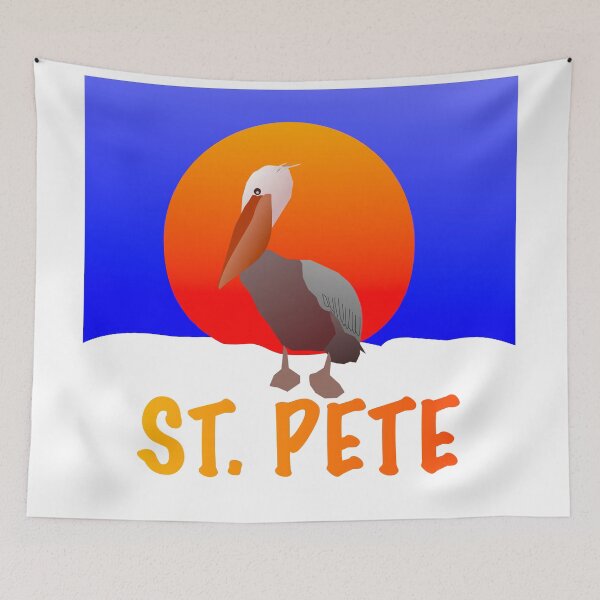 Item preview, St. Pete Sun with Pelican designed and sold by EdwardMonet.