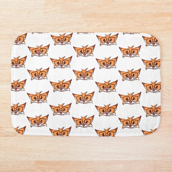 Item preview, Orange Nerd Fox pattern designed and sold by LoShimizu.