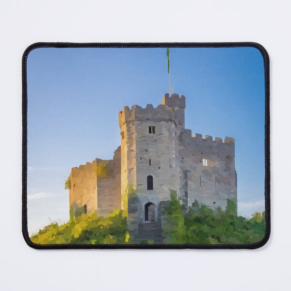 Item preview, Cardiff Castle in Wales - Watercolour Style designed and sold by WWWC2288.