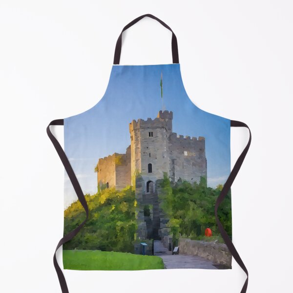 Item preview, Cardiff Castle in Wales - Watercolour Style designed and sold by WWWC2288.