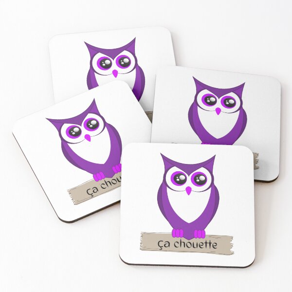 Item preview,  ça chouette French owl pun designed and sold by Voici.