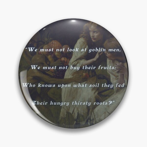 Item preview, v2 The Goblin Market Painting & Poem by Christina Rossetti designed and sold by unablake.