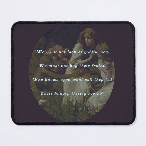 Item preview, v2 The Goblin Market Painting & Poem by Christina Rossetti designed and sold by unablake.