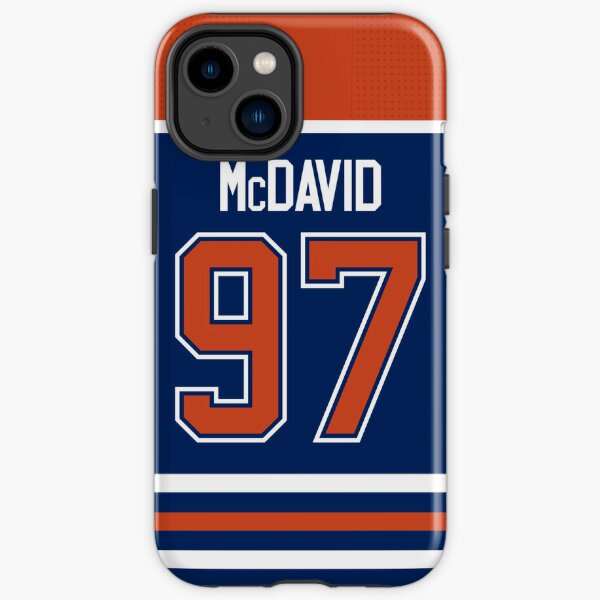 Edmonton Oilers Connor McDavid Home Jersey Back Phone Case iPhone Tough Case