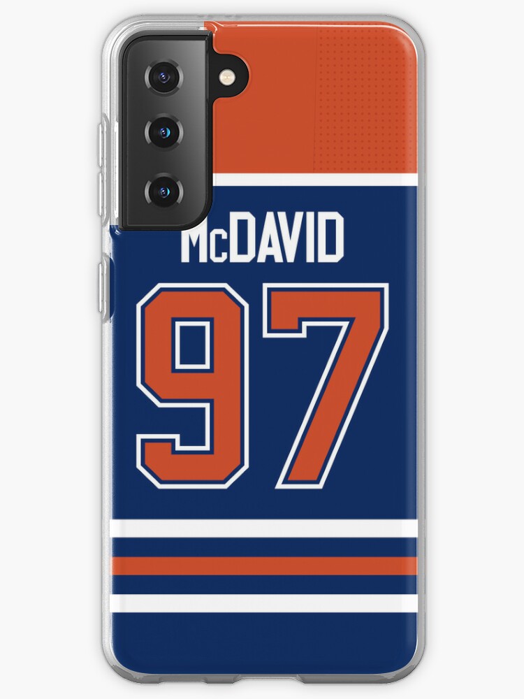 Edmonton Oilers Connor McDavid Home Jersey Back iPhone Case 11,X