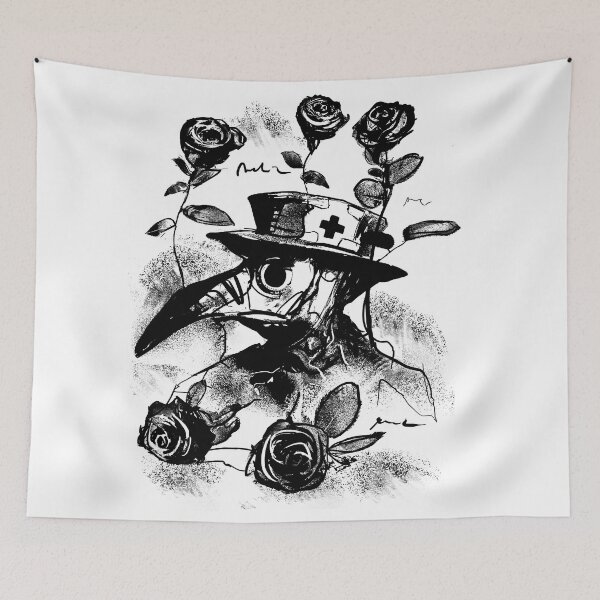 Item preview, Plague Doctor Tattoo - Masked Character - Baccara Roses designed and sold by Area31Studios.