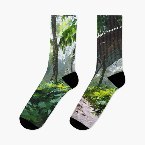 Item preview, Rainforest path with ferns designed and sold by fizzribbit.