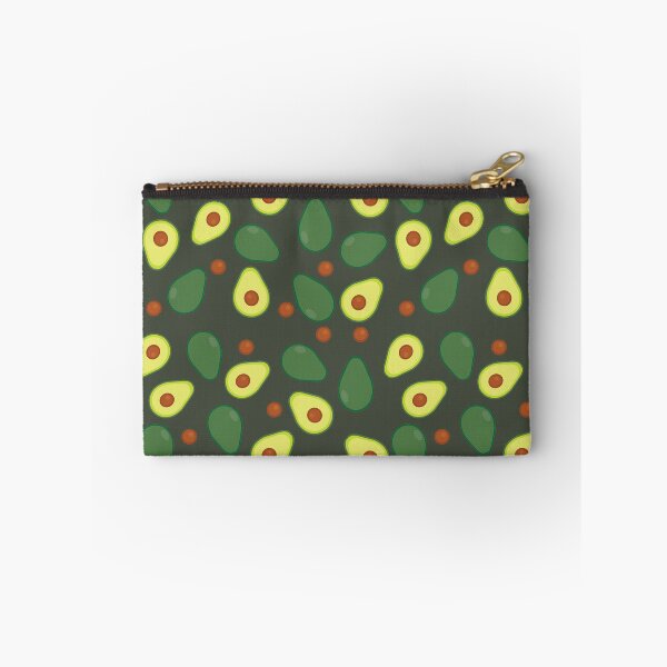 Item preview, Olive Green and Yellow Avocado Food Pattern designed and sold by HotHibiscus.