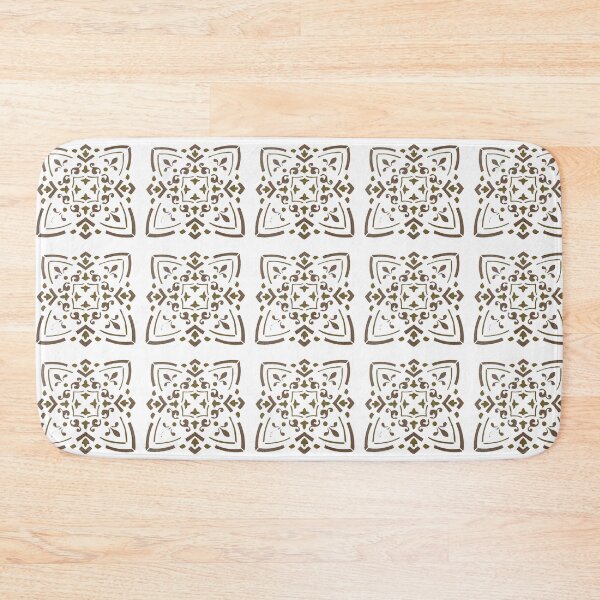Item preview, Gold toned square floral design designed and sold by Melissa Renee.