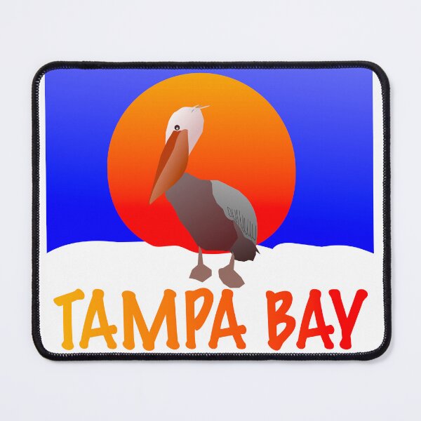 Item preview, Tampa Bay Sunrise with Pelican designed and sold by EdwardMonet.