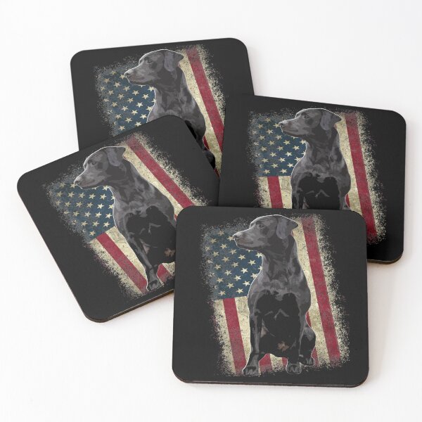 Item preview, Patriotic Black Labrador Retriever with American Flag  designed and sold by LifeCrush.