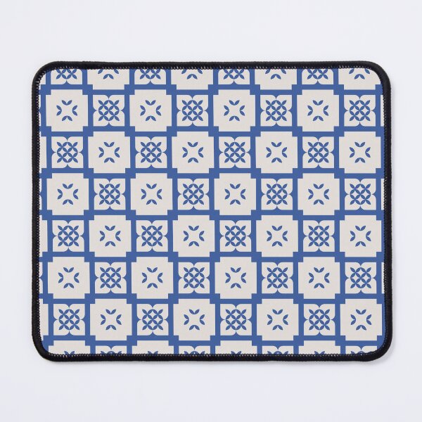 Item preview, Portuguese Azulejo Geometric Pattern designed and sold by TeeBeesDesign.