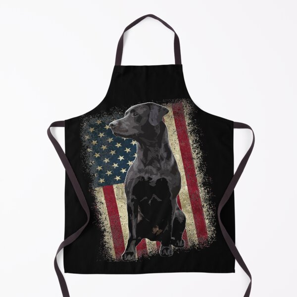 Item preview, Patriotic Black Labrador Retriever with American Flag designed and sold by LifeCrush.