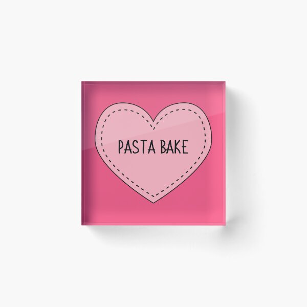 Item preview, Pasta Bake Cute Pink Cottagecore Heart British Food designed and sold by cashewdays.