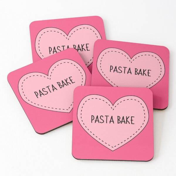Item preview, Pasta Bake Cute Pink Cottagecore Heart British Food designed and sold by cashewdays.