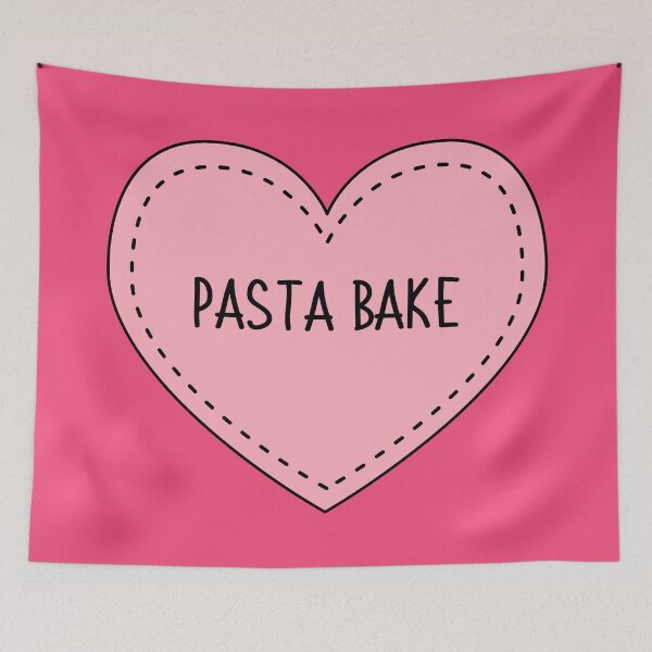 Item preview, Pasta Bake Cute Pink Cottagecore Heart British Food designed and sold by cashewdays.