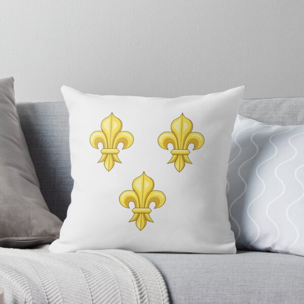Item preview, Blason France moderne French royal golden yellow fleur de lys lis blue King of France coat of arms vintage white background HD HIGH QUALITY- Limited Edition | Perfect Gift designed and sold by stacyjanes.