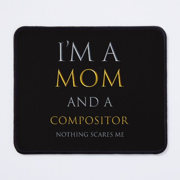 Item preview, soy madre y compositora nada me asusta - citas divertidas de trabajo designed and sold by pat227jc.