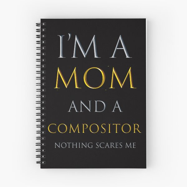Item preview, soy madre y compositora nada me asusta - citas divertidas de trabajo designed and sold by pat227jc.