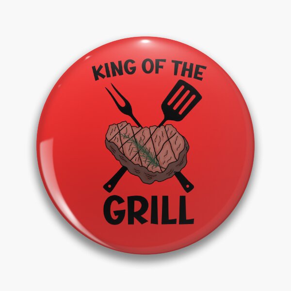 Item preview, King Of The Grill, Funny Novelty BBQ Barbecue , Barbecue Lover designed and sold by DesignHouse07.