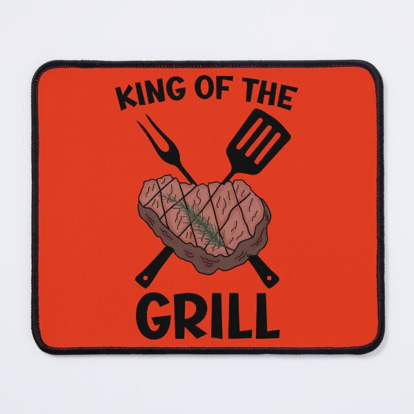 Item preview, King Of The Grill, Funny Novelty BBQ Barbecue , Barbecue Lover designed and sold by DesignHouse07.