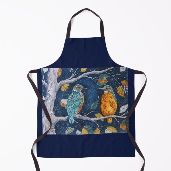 Item preview, Kingfishers on a starry night designed and sold by sanyijudit.