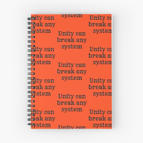 Item preview, Unity Can Break Any System designed and sold by KamoMokotedi.