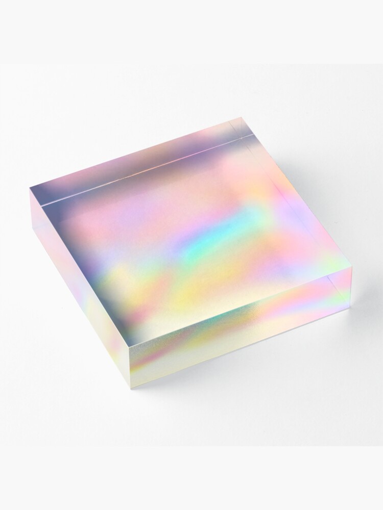 Alternate view of Iridescent Aesthetic Color Acrylic Block
