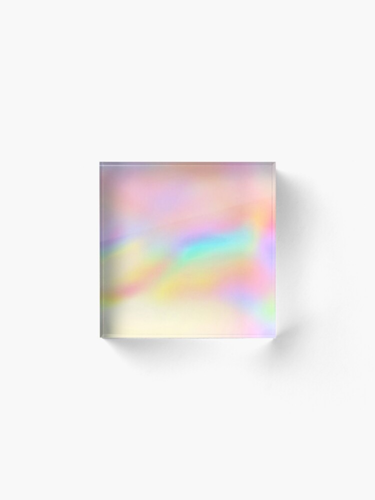 Alternate view of Iridescent Aesthetic Color Acrylic Block