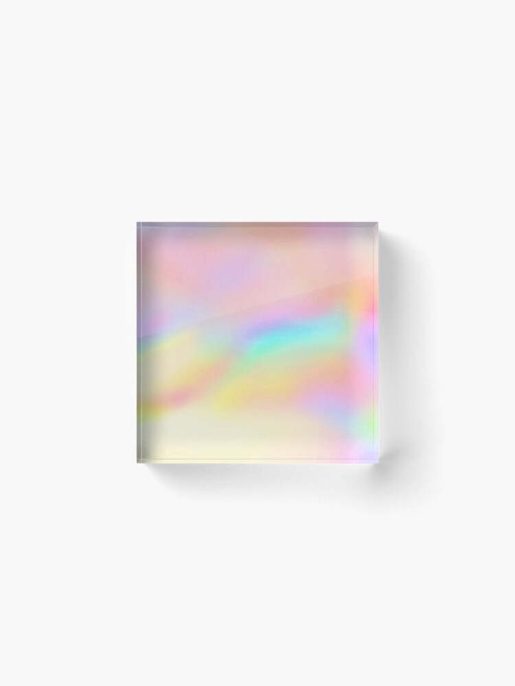 Alternate view of Iridescent Aesthetic Color Acrylic Block