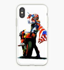 Nicky Hayden Champion Watercolor iPhone Case