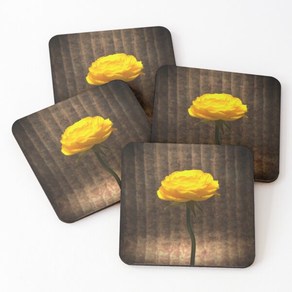 Item preview, Yellow Ranunculus Square  designed and sold by ArtBotanical.