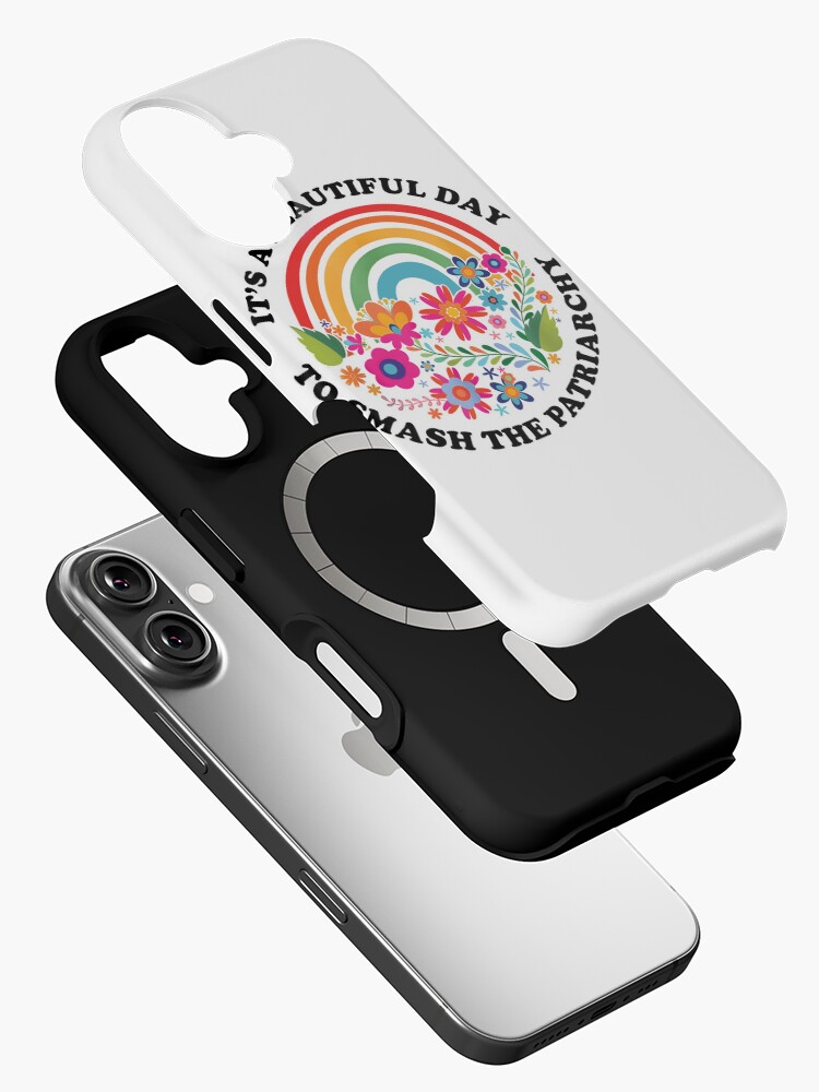 Thumbnail 2 von 4, iPhone-Hülle, Es ist ein schöner Tag, um das feministische Zitat des Patriarchats zu zerschlagen designt und verkauft von stickersworld31.