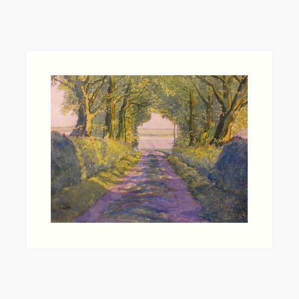 Hockney Trail Tunnel from t'Other Side Art Print