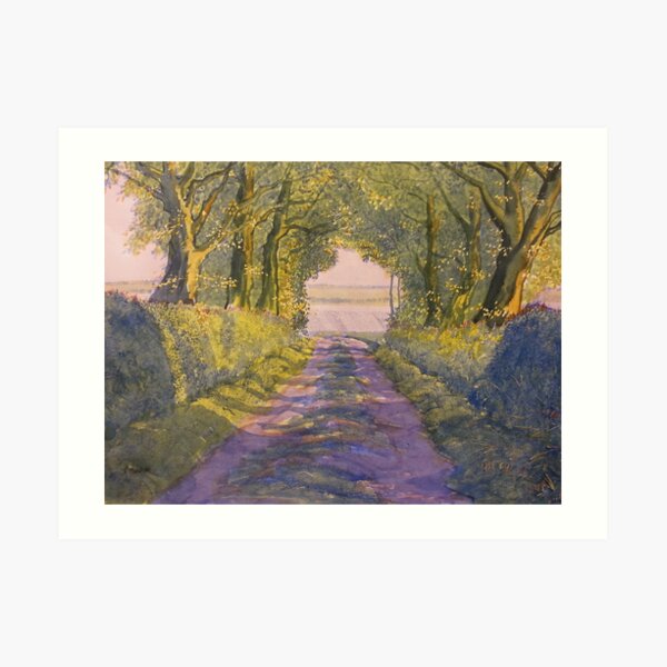 Hockney Trail Tunnel from t'Other Side Art Print