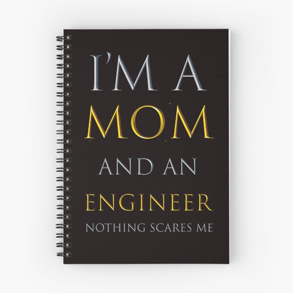Item preview, i'm a mom and an engineer nothing scares me - funny job quotes designed and sold by pat227jc.