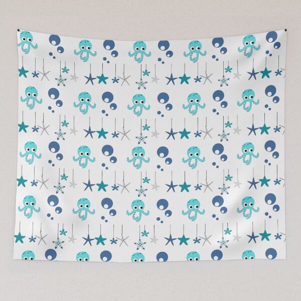 Item preview, Octopus - Blue designed and sold by DMpuki.