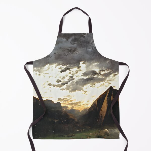 Item preview, Dramatic black mountain eoth clouds designed and sold by fizzribbit.