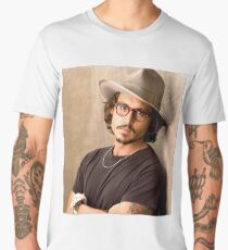 Johnny Depp Cool Men's Premium T-Shirt