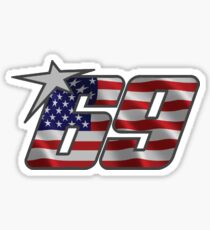 Pegatina Nicky Hayden el leyenda número 69