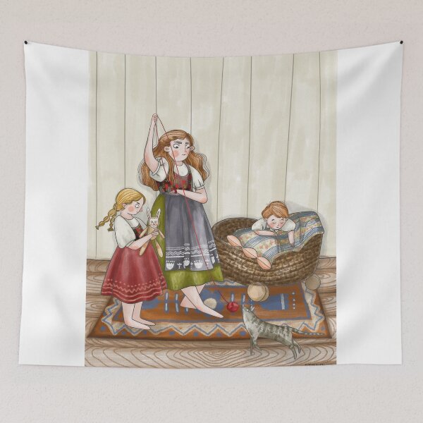 Item preview, Playtime with kitty at grandma´s designed and sold by Dominika Farkašová.