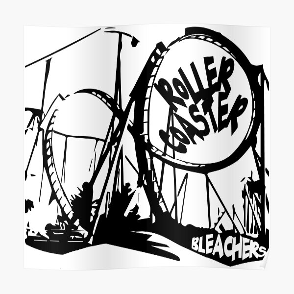"Bleachers Rollercoaster Design" Poster for Sale by audrobi Redbubble