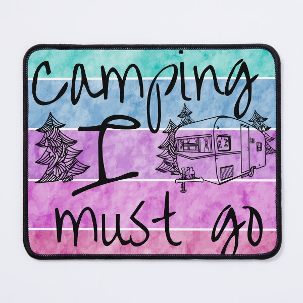 Item preview, Camping I Must Go Retro Colors designed and sold by CampK80.