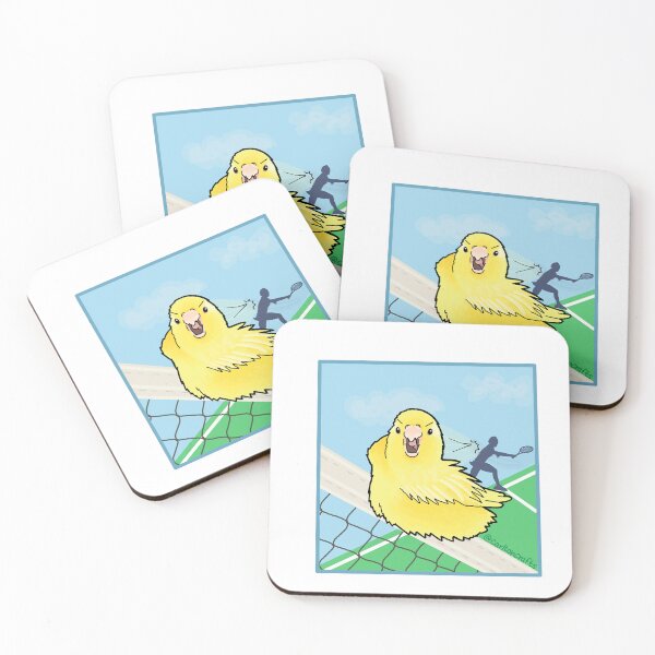Item preview, Angry Tennis ball parrotlet  designed and sold by CarltonCrafts.